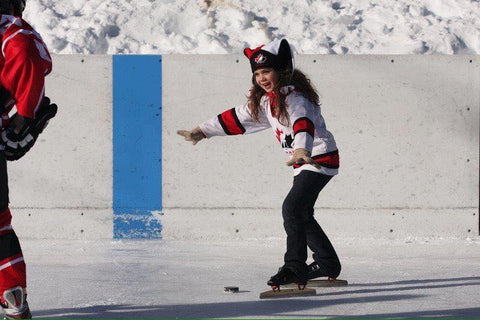 Canadian Short Track Speed Skater Courtney Sarault younger