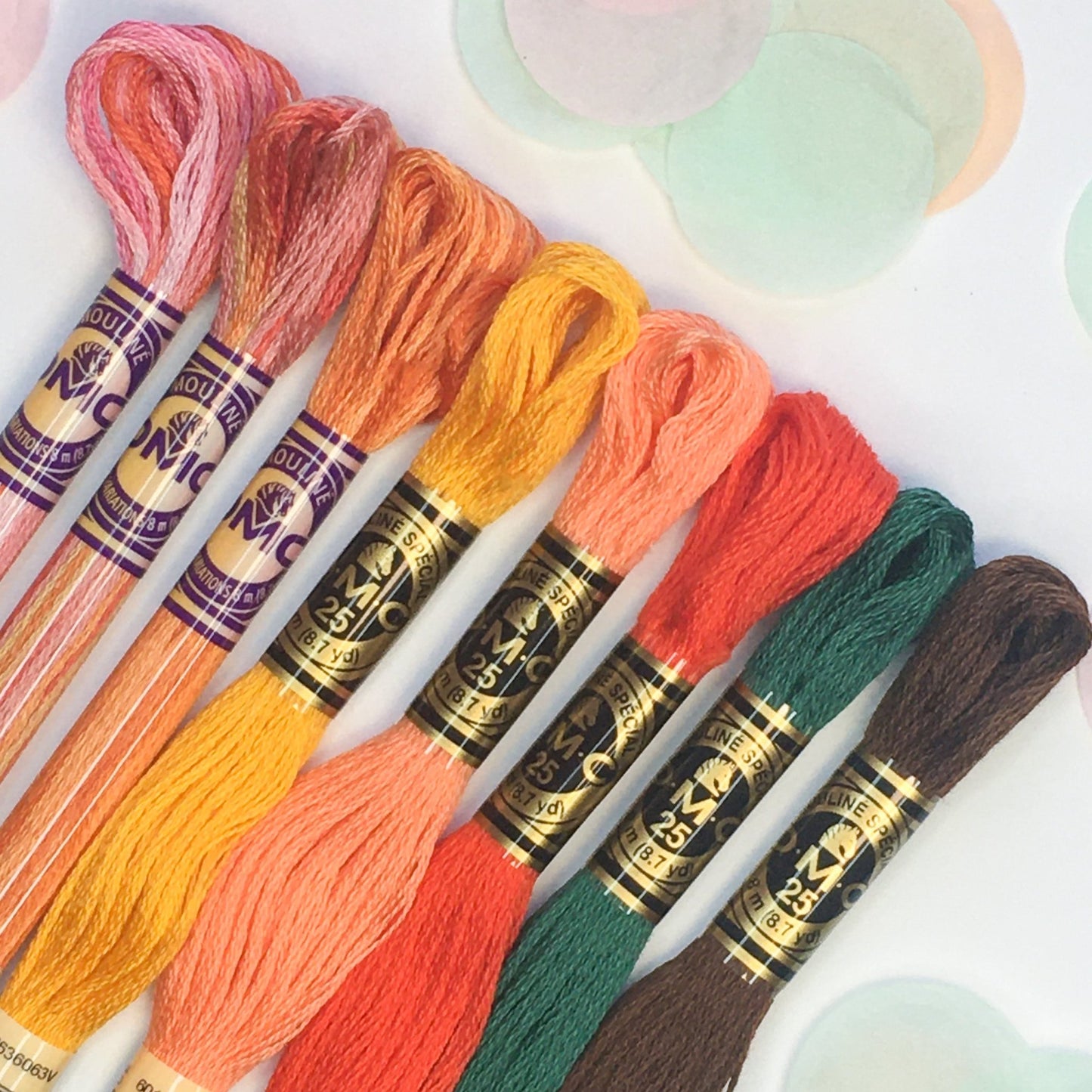 Blossoming DMC embroidery thread bundle - Craft Make Do