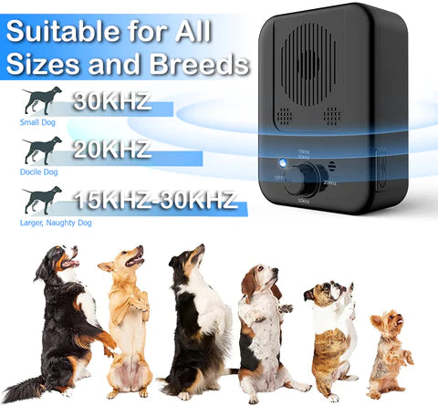 sound frequency anti bark dog device for all breeds