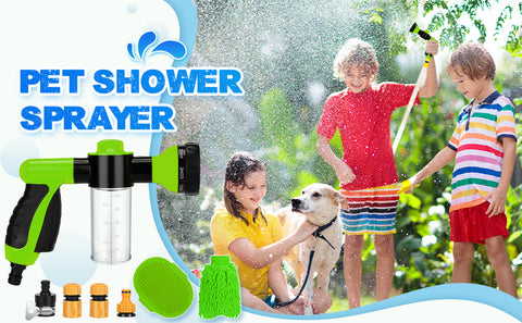dog water shower sprayer with multiple modes