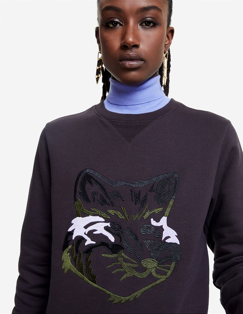 MAISON KITSUNE BIG FOX EMBROIDERY トレーナー