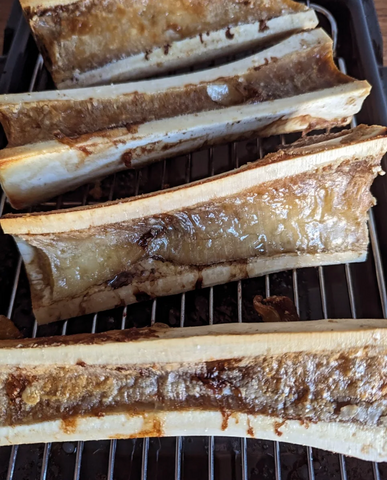 Grilled bone marrow