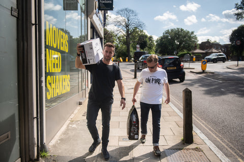 James George and Mat Kemp in south London