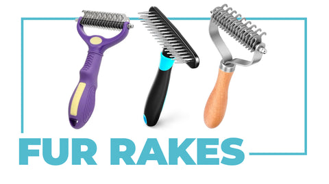 Fur Rakes and Rake Cat Brushes and Combs like the Ferminator on Bailey Blog