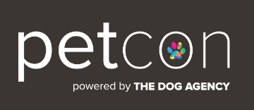 petcon logo powered by the dog agency cat and dog festival