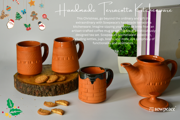 Terracotta kitchen utensils for gifting