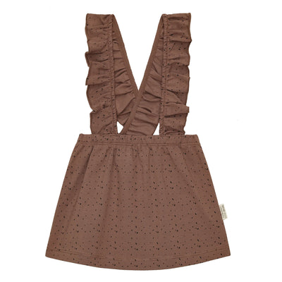 Salopette Dress Spotted - Acorn Brown