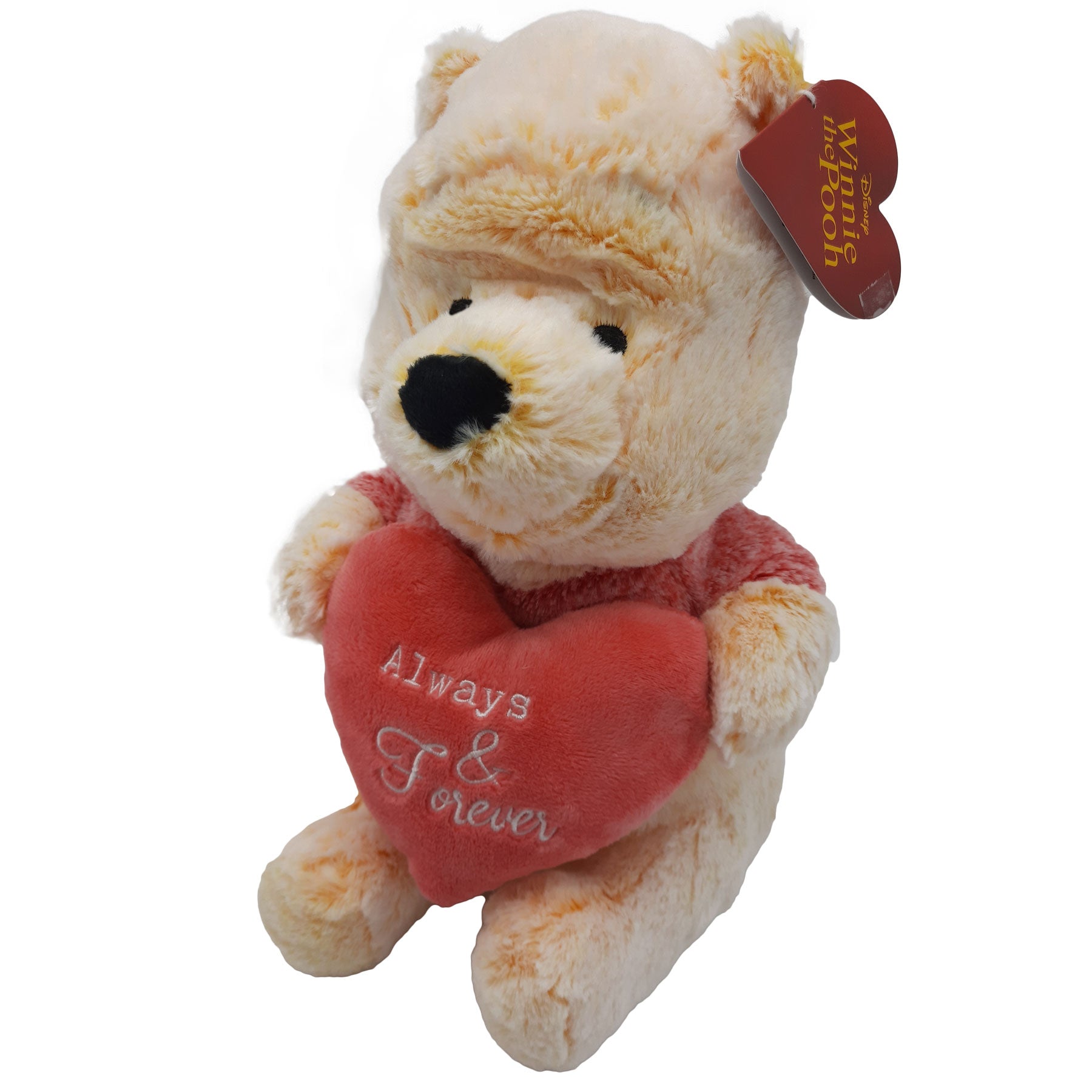 Doorzichtig Glimp Middellandse Zee Winnie the Pooh knuffel + Always & Forever hart | Toytraders.nl