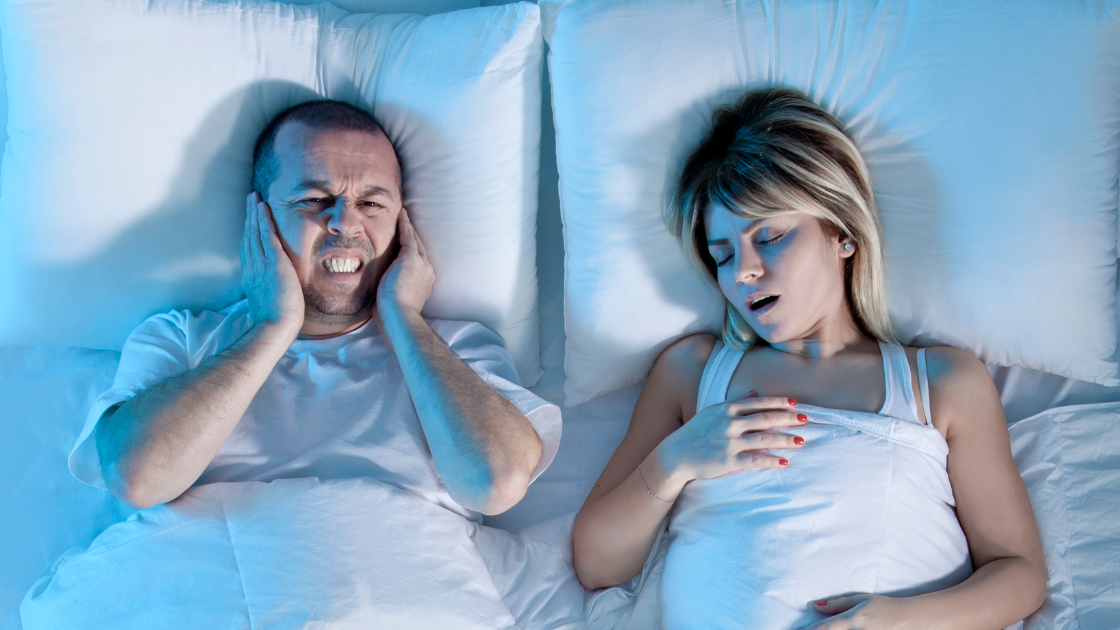 Women Snoring Partner Awake