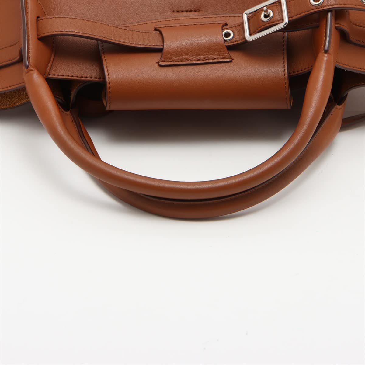 Celine Big Bag Small Leather Shoulder Bag Brown