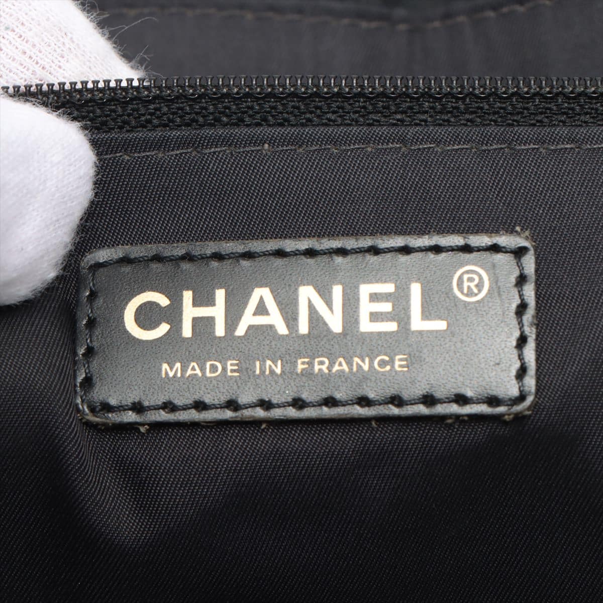 Chanel New Travel Line Mini Boston Nylon Handbag Poms ReLuxed