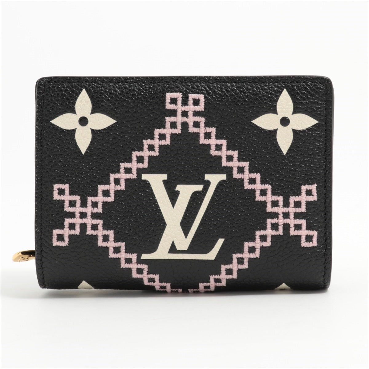 LOUIS VUITTON Empreinte Monogram Giant Broderies Zippy Wallet