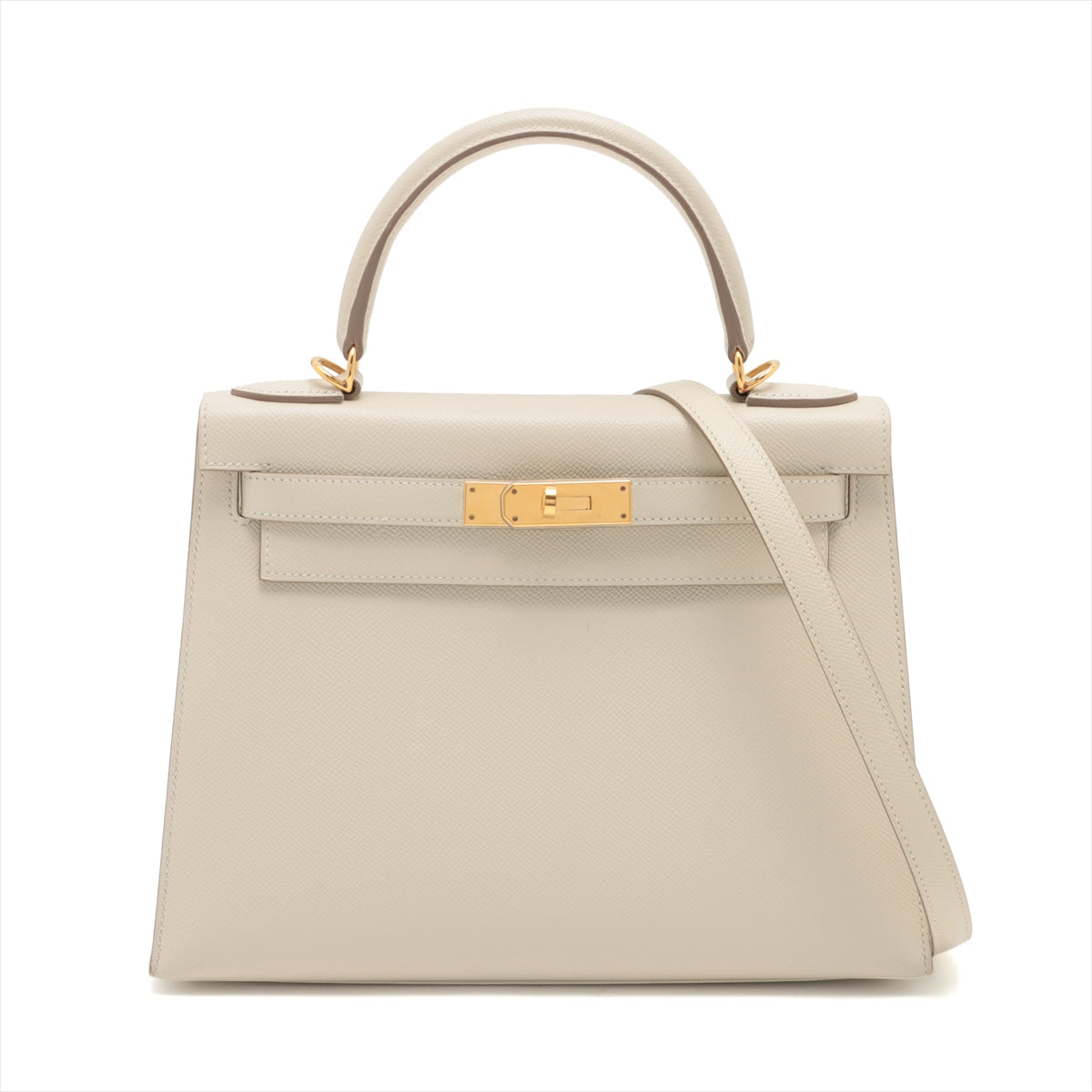 Hermès Kelly 25 Togo Mushroom Gold Metal U: 2022 - Allu USA