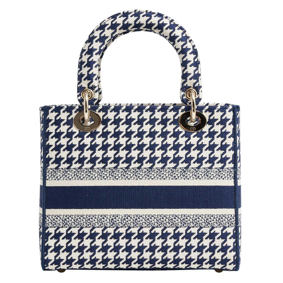 Dior Small Book Tote Navy Oblique – DAC