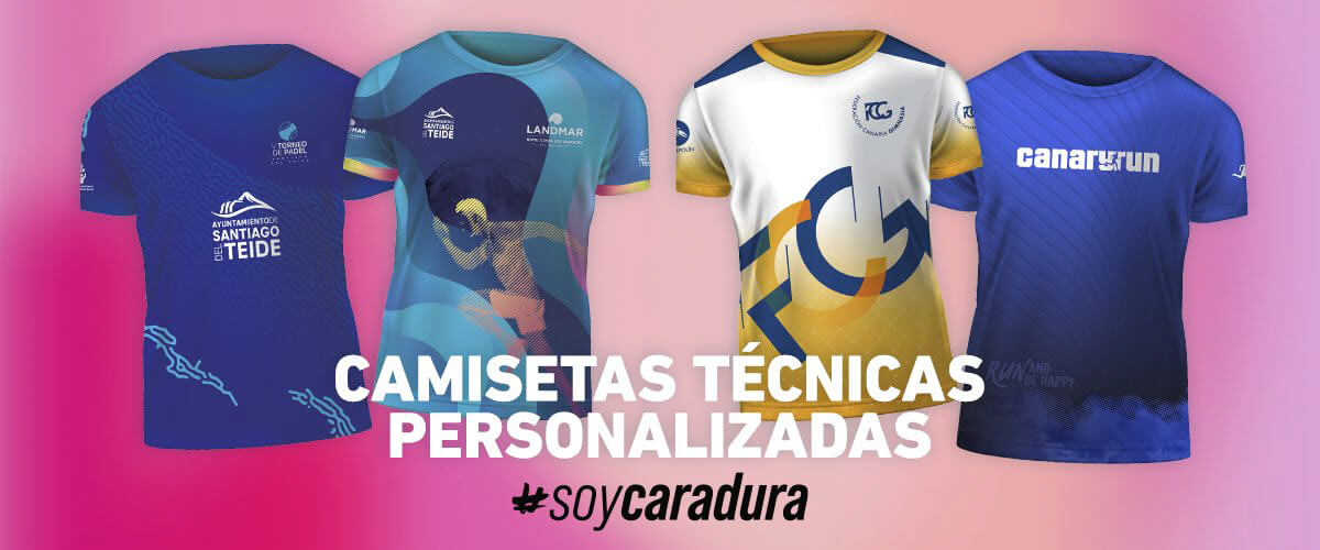 Camisetas técnicas personalizadas CARADURA.ES