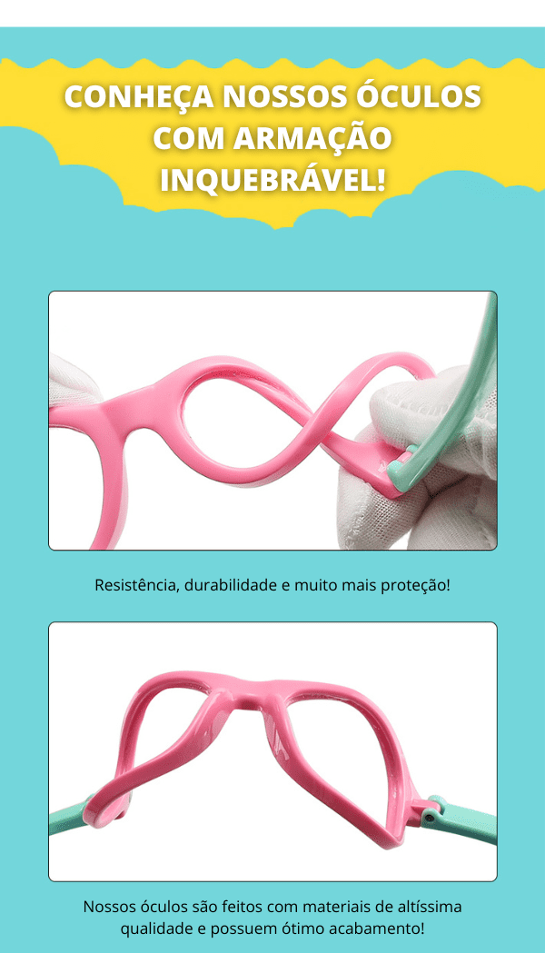 Óculos de Sol Infantil Polarizado Flexível UV400