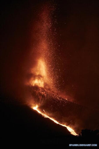 volcán Cumbre Vieja en la isla de La Palma