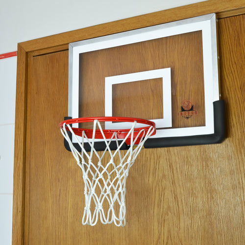 Over-the-Door Basketball Hoop with Wood Backboard – A Pretty Happy Home