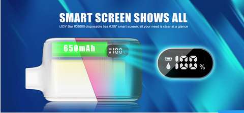 IJOY Bar IC8000 Smart Screen Display