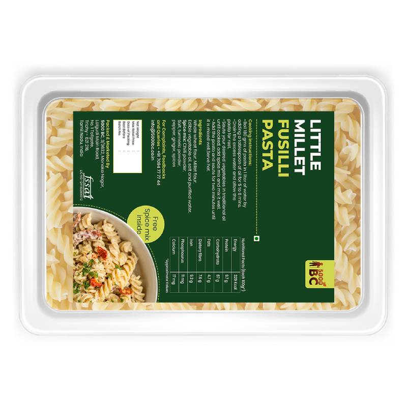 Healthy Little Millet Pasta - Buy Online B&B Organics