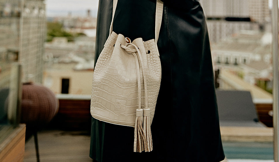 Leandra mini bucket bag or leather sack bag – Tagged 