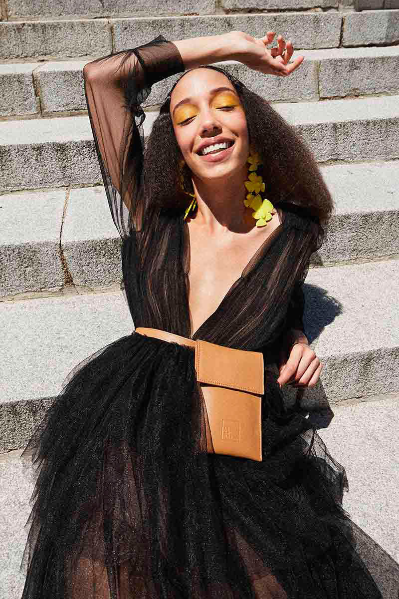 Solstice Magazine Uk Leandra mini bag toffee