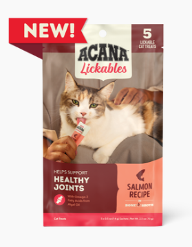 Acana Lickables, Salmon Recipe, Cat Treats