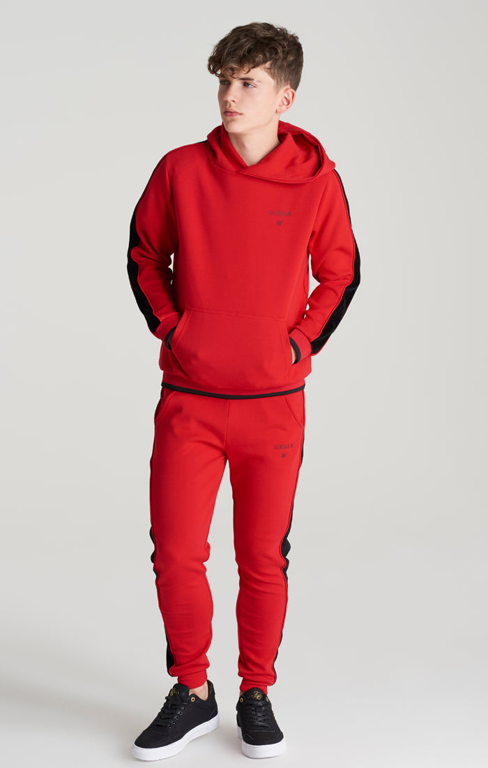 Load image into Gallery viewer, Sweatshirt SikSilk Imperial com capuz - Vermelho e preto (4)