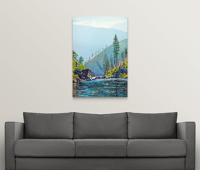 "Middlefork Wonder" - a signed edition art print capturing Idaho's awesome Middlefork  of the Salmon River.
