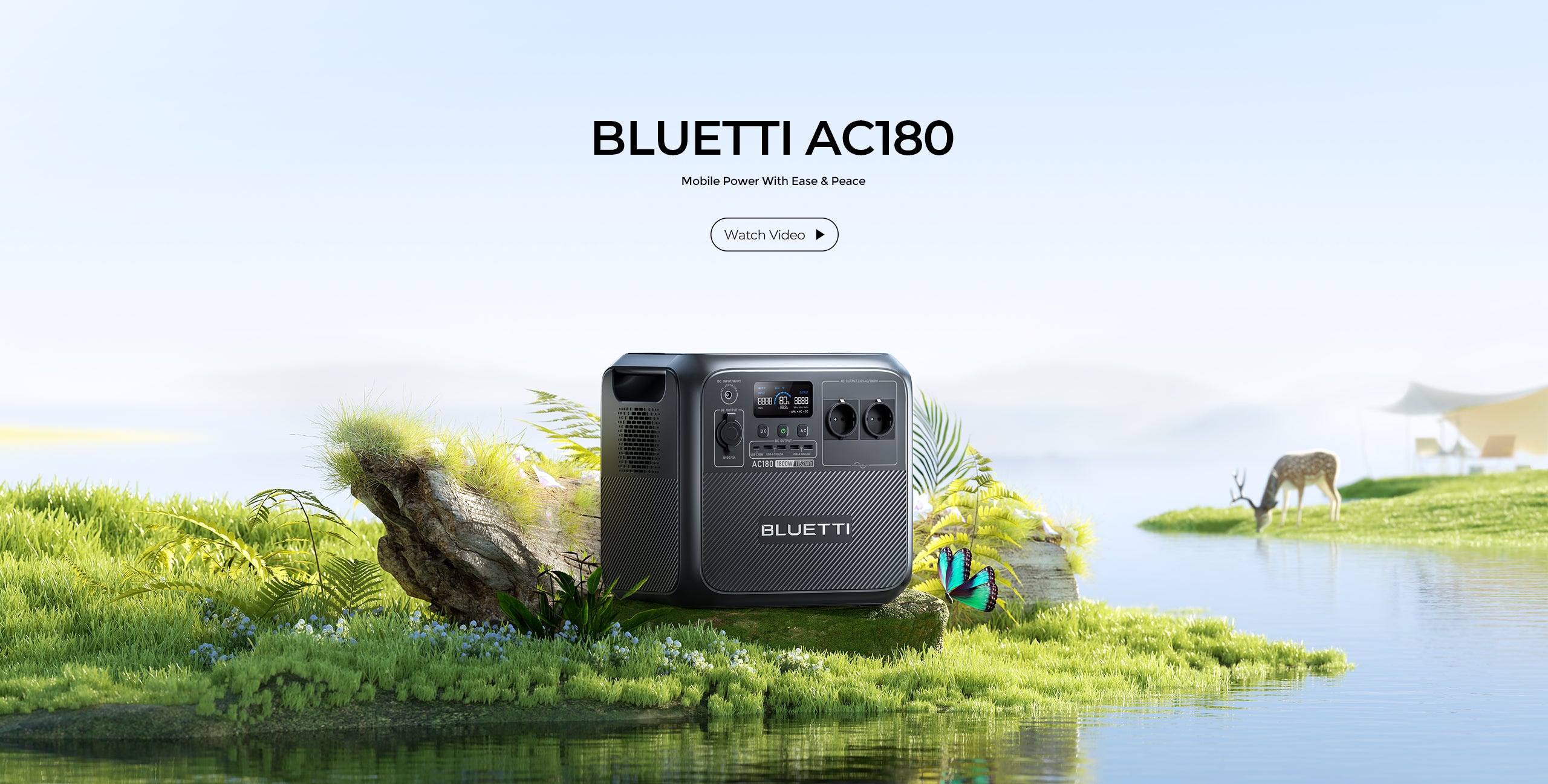 BLUETTI AC180: Průlomový přenosný motor pro moderní dobrodružství