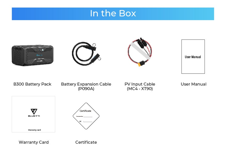 BLUETTI B300 Expansion Battery | 3072Wh