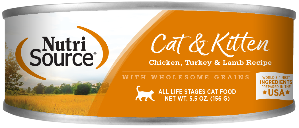 NutriSource® Cat & Kitten Chicken, Turkey & Lamb Formula Healthy Wet Cat Food
