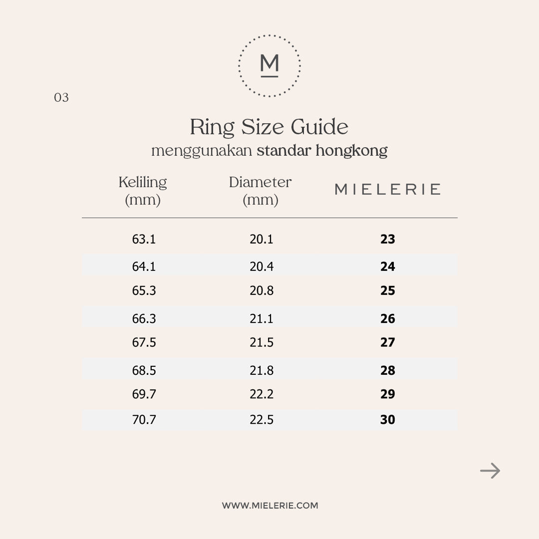 How to Measure Your Ring Size – Mielerie Jewelry