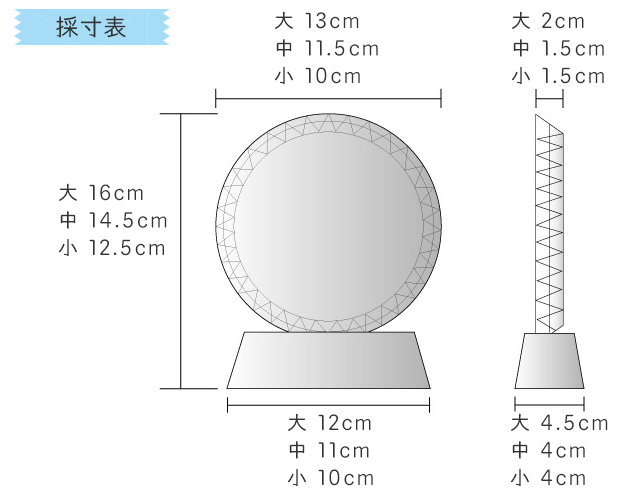 採寸表