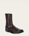 Dress brown python exotic boot