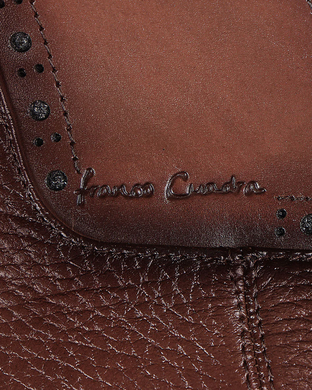 Boot Branding: Franco Cuadra logo engraved on the boot.