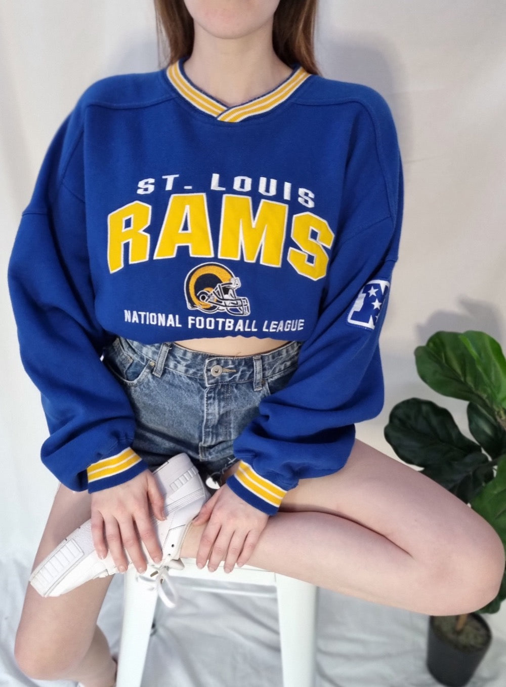 Vintage Lee Sport St Louis L.A. Rams Long Sleeve Sweatshirt Size