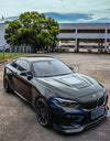 CMST Tuning Carbon Fiber Tempered Glass Transparent Hood For BMW M2 / M2C F87 2 Series F22 2014+