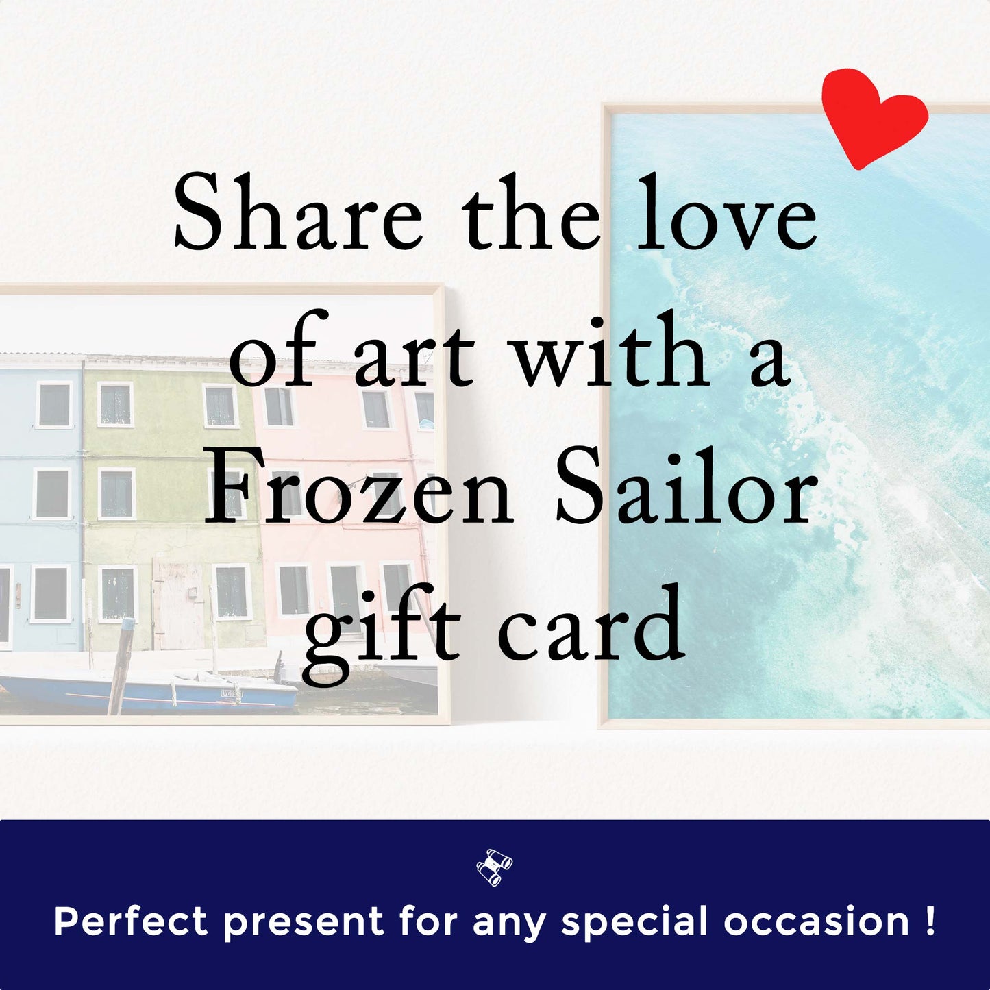 Frozen Sailor Gift Cards - Art Prints Limited Edition