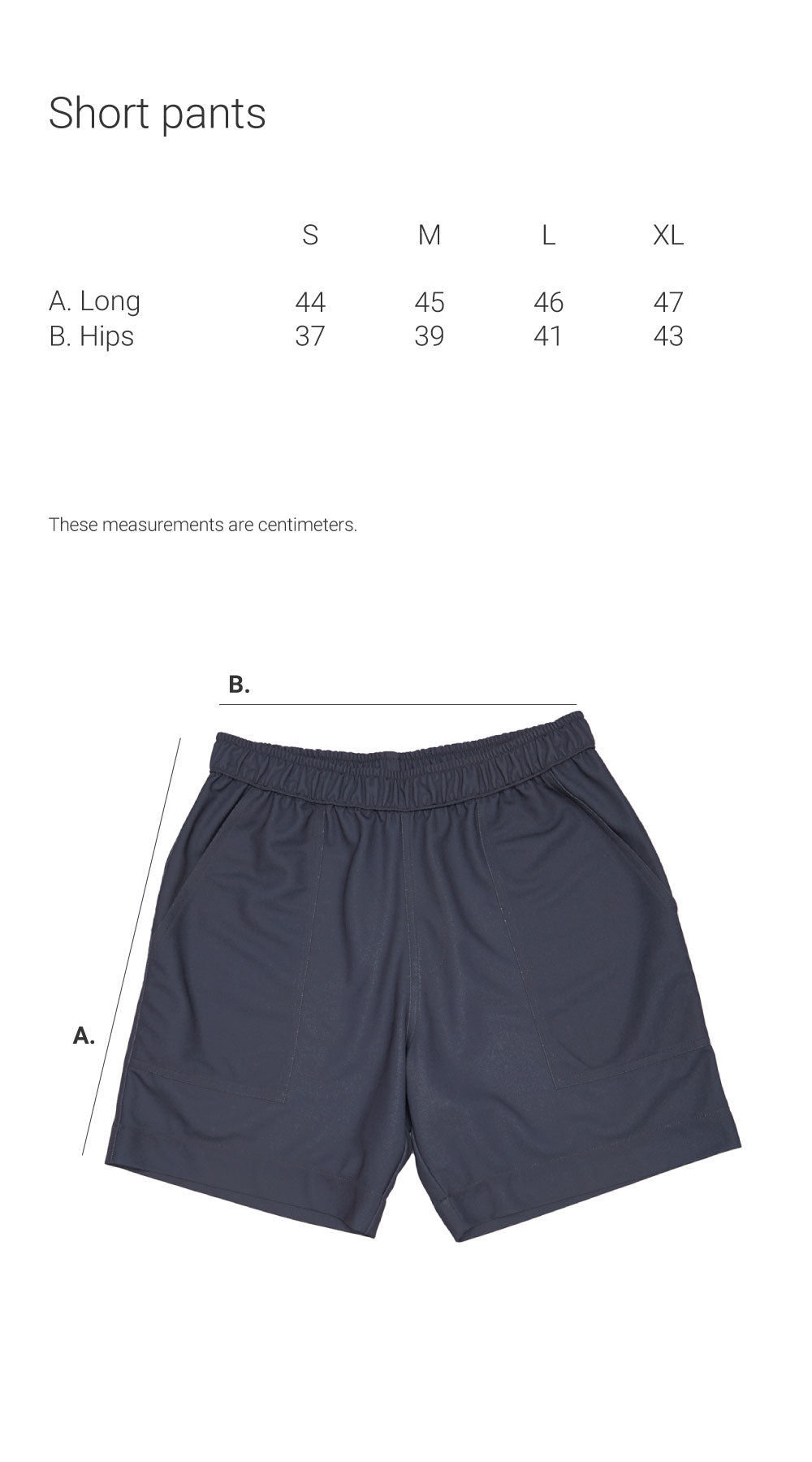 Sizing guide - Pack shorts + t-shirt – Sepiia