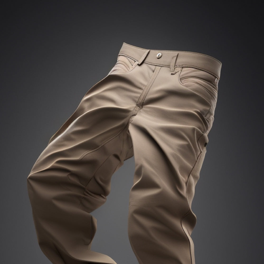 Pantalón de hombre color beige