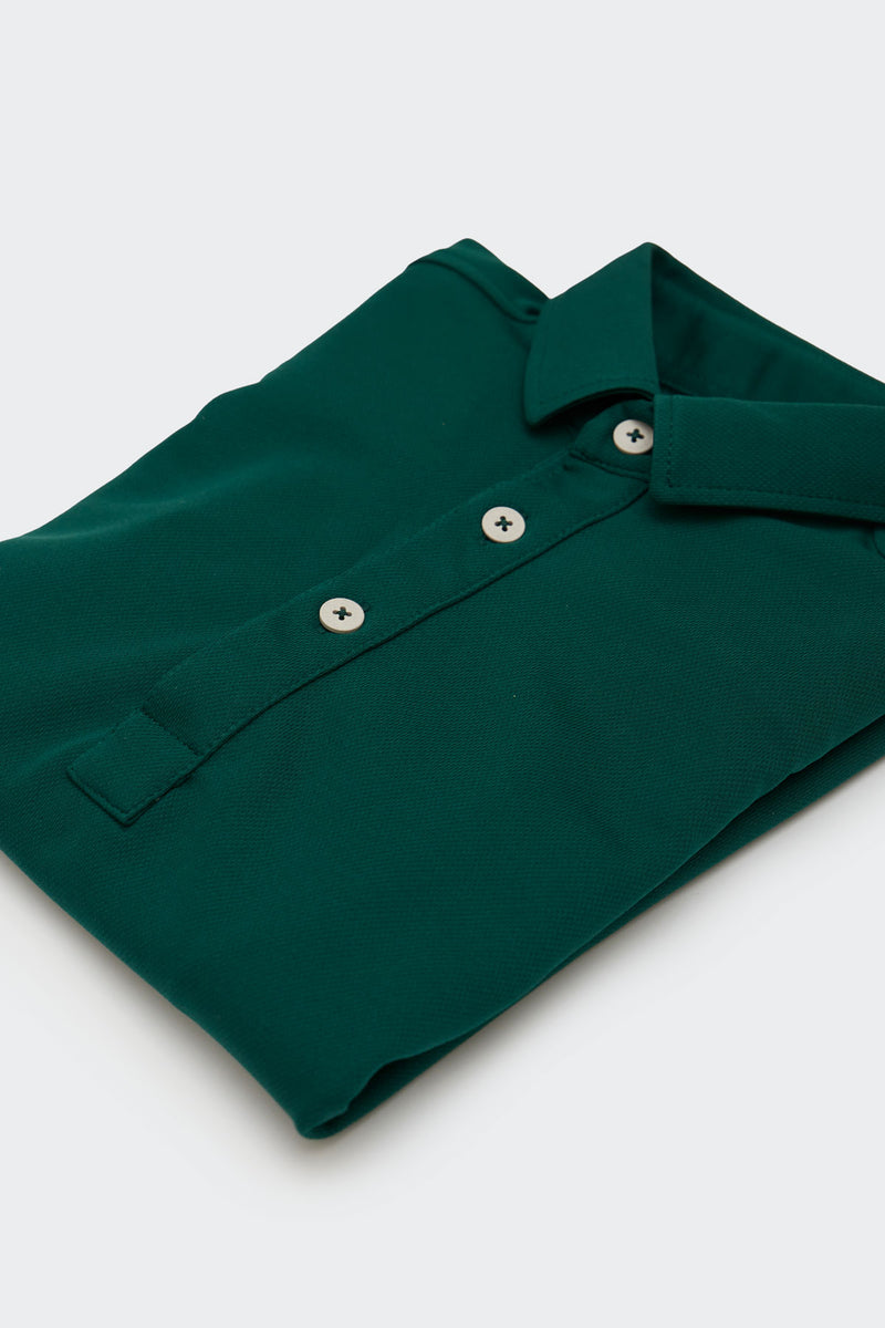 Kid's green polo shirt | Sepiia, smart fashion