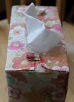 Japanese fabric tissue box cover