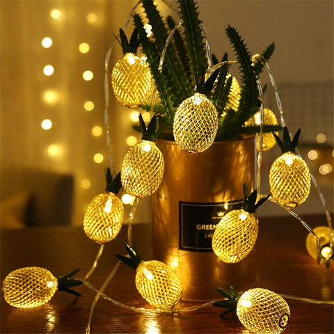 pineapple string lights