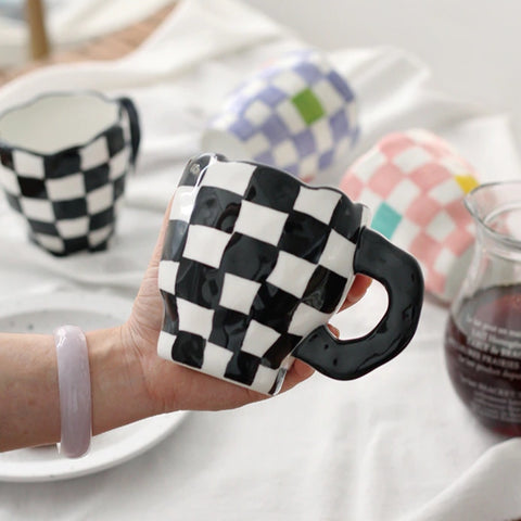 DIY checkered decor