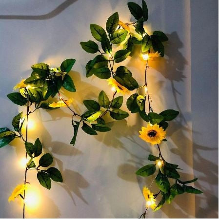 sunflower string lights