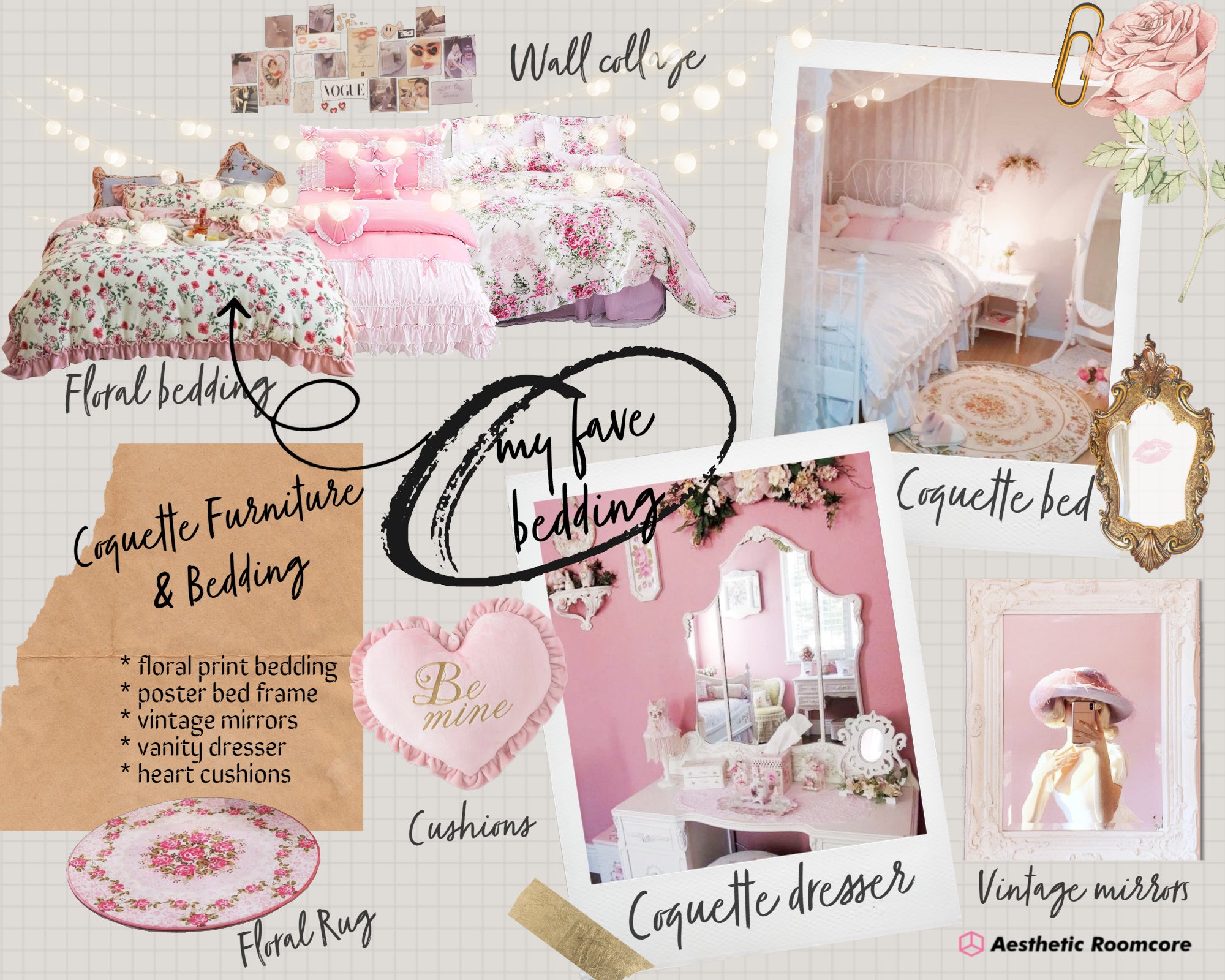 coquette room decor