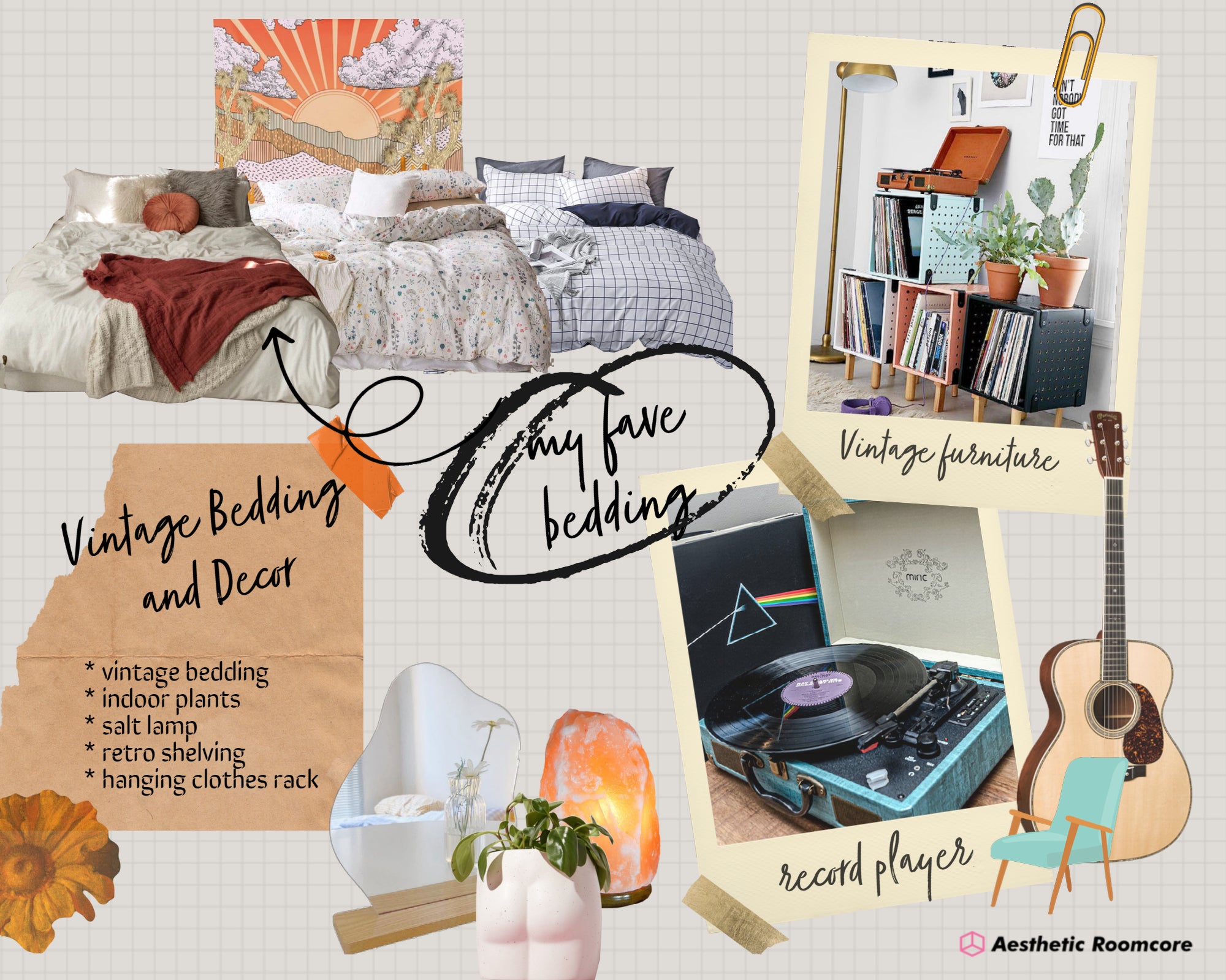 Vintage Aesthetic Room Decor Ideas | Aesthetic Roomcore