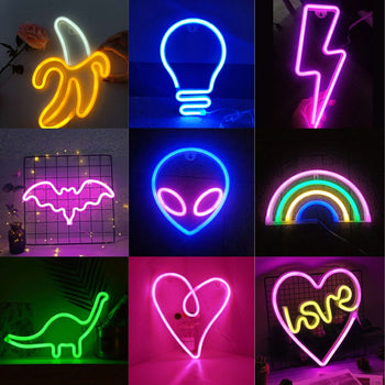 Neon Sign Wall Decor Y2k Lighting Led Neon Light Preppy - Temu