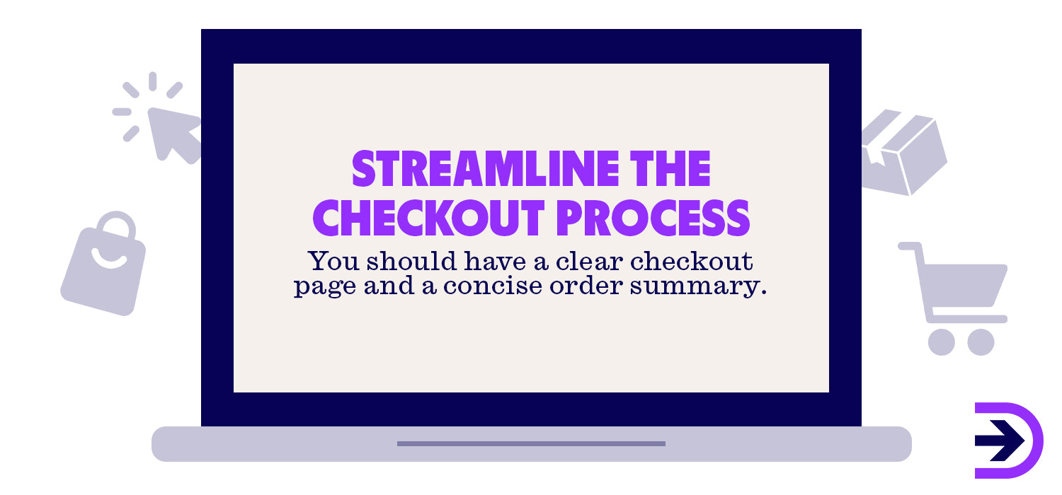 Less steps in a checkout journey can lead to higher conversion rates and less abandoned carts by eliminating complication.
